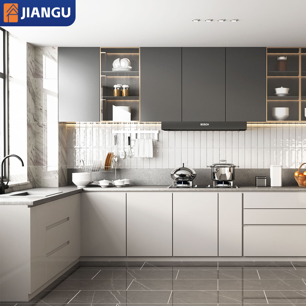 Australia Villa Project Modular Modern Simple Design Cabinet Set Smart Kitchen Cabinet Island Storage Cabinet Kitchen Cabinet