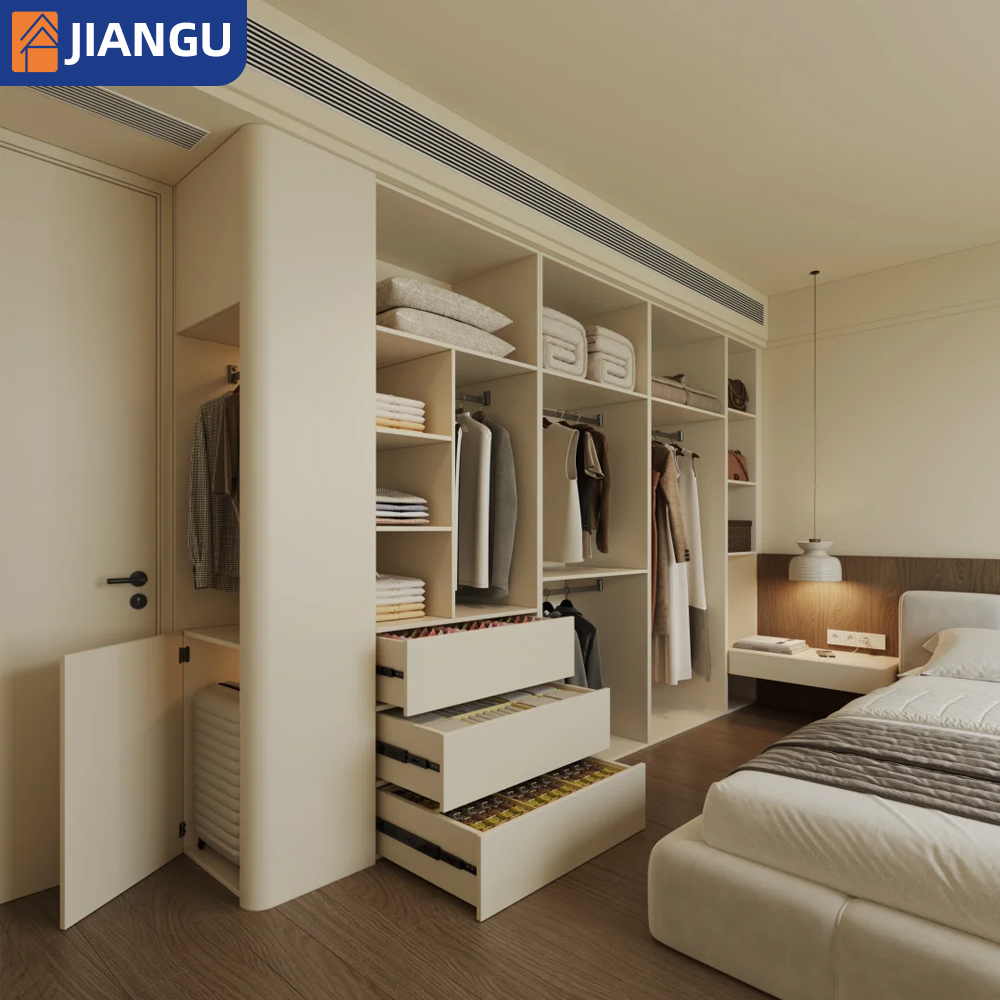 Custom-made Solid Wood Furniture, Wardrobe, Luxurious Cloakroom, Storage Cabinet, Modern Luxury Bedroom