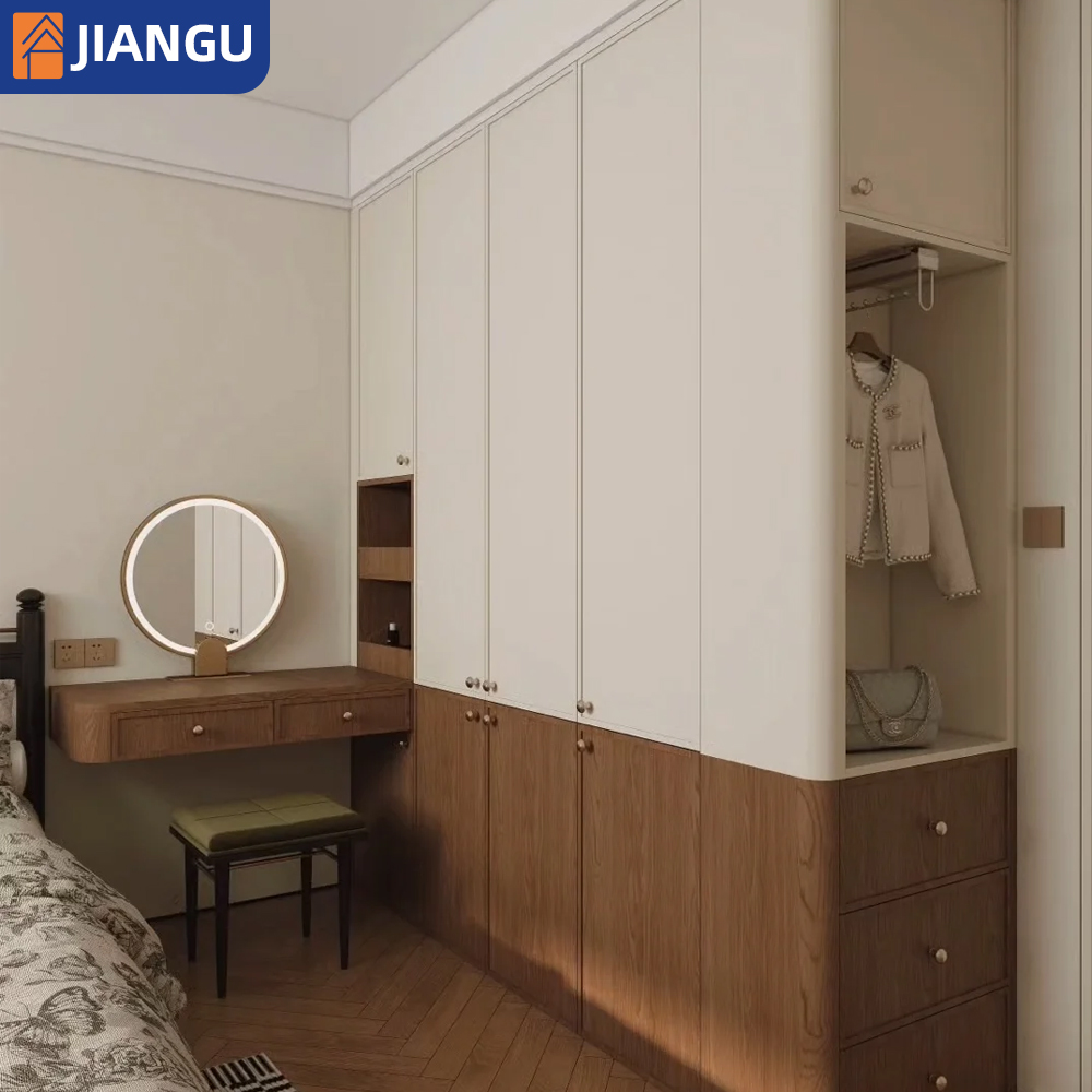 Customized Design for the Entire Home, Including Large-scale Wardrobe Customization, Solid Wood Bedroom Wardrobe