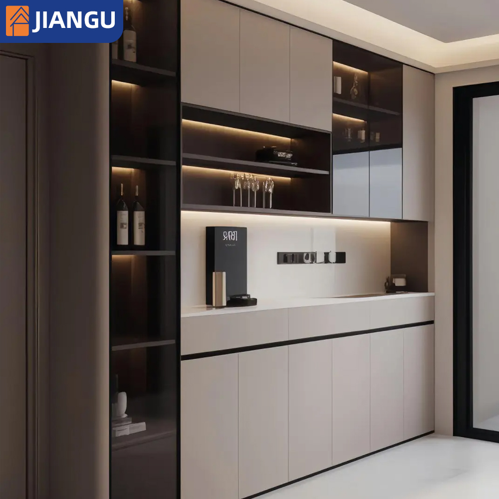 Modern Minimalist Living Room Cabinets, Home Furniture, Factory Processing, Customization, and Full-house Wardrobe