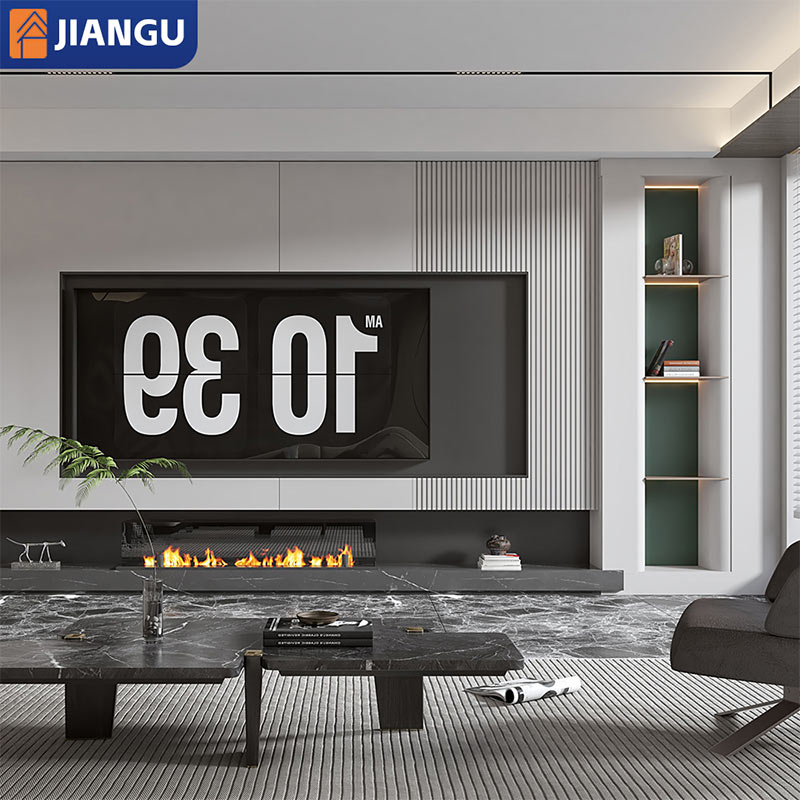 Customized Luxury Home Furniture TV Unit Cabinet Modern Wall TV and Books Cabinets