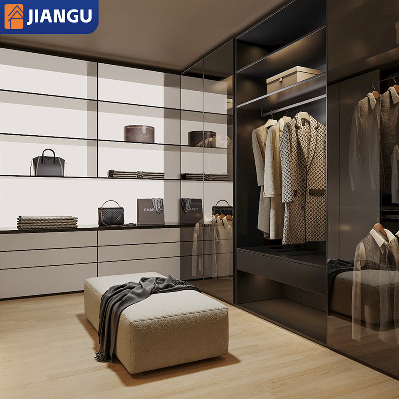 Whole House Custom Modern Bedroom Walk-in Wardrobe Wardrobe Storage OEM ODM Solid Wood Home Furniture