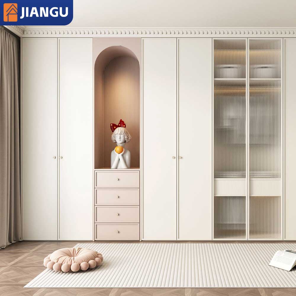 Simple Design Full House Customized Wardrobe Closet Space Saving Multi Functional Storage Cabinet for Bedroom Hotel Apartment