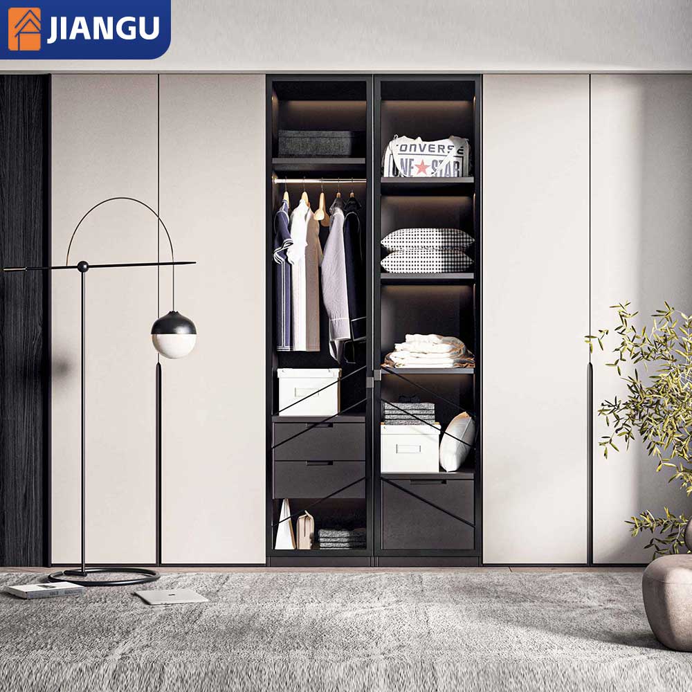 Custom Luxury Modern Closet Cabinet Wood Wardrobe Design Modern Closet Storage Wardrobe Cabinet Kleiderschrank